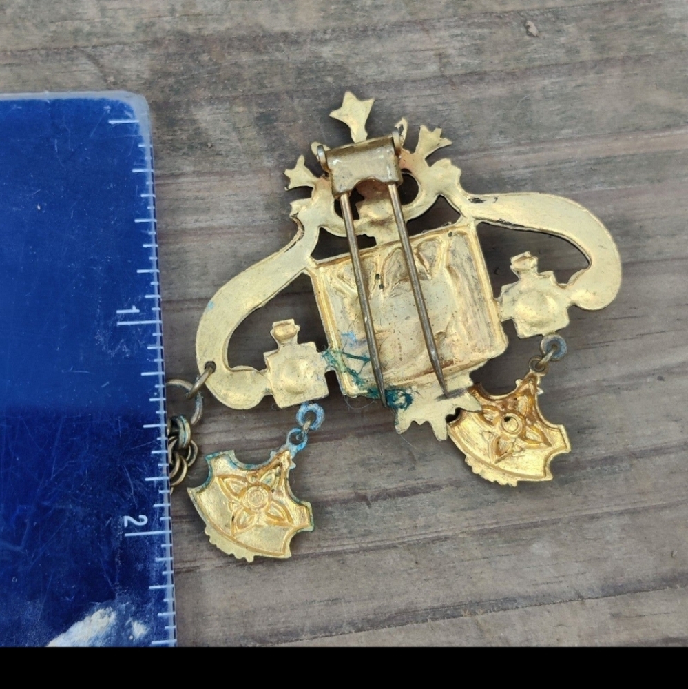 Antique Victorian Ruby Chatelaine - image 6